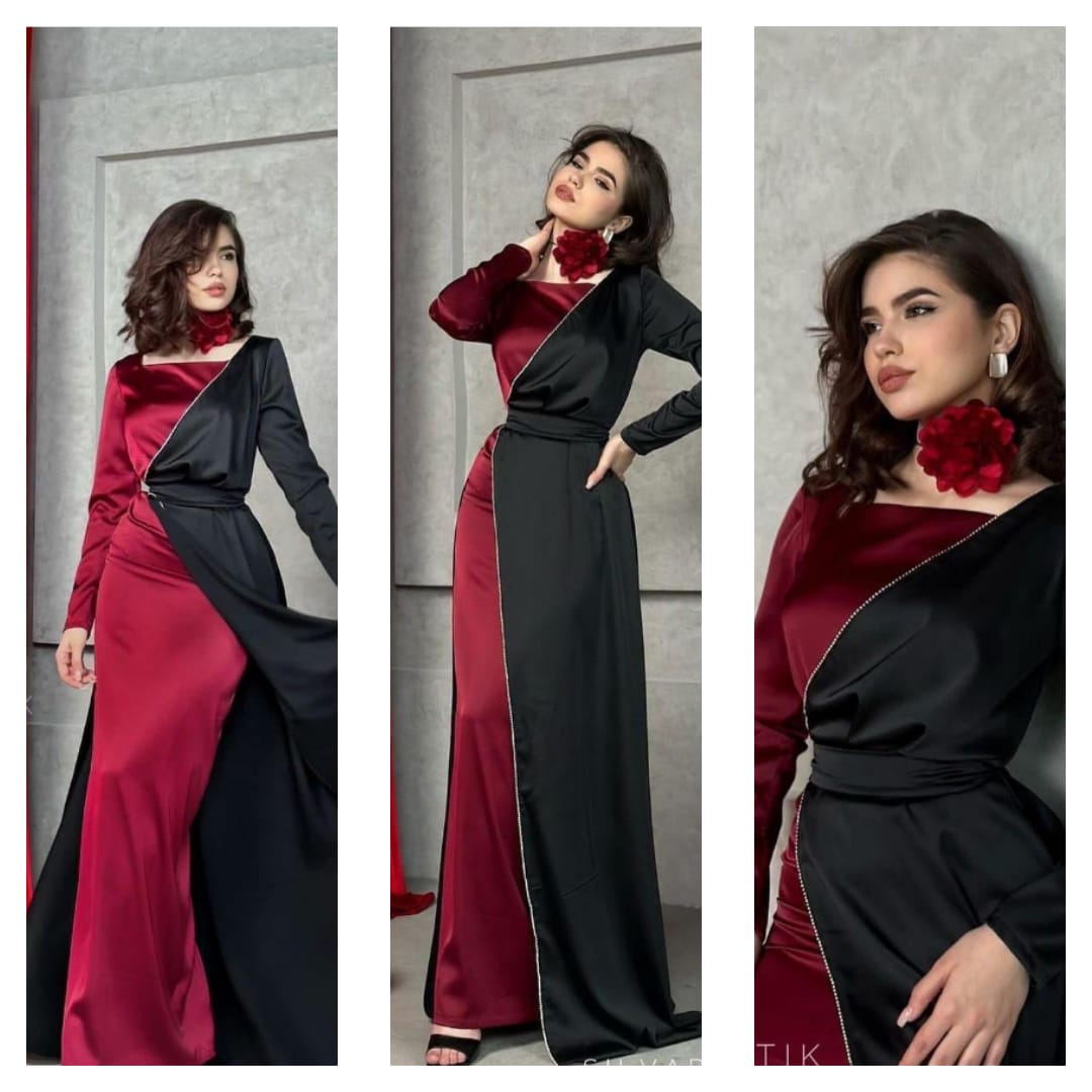 WESTERN STYLE SILK MAXI