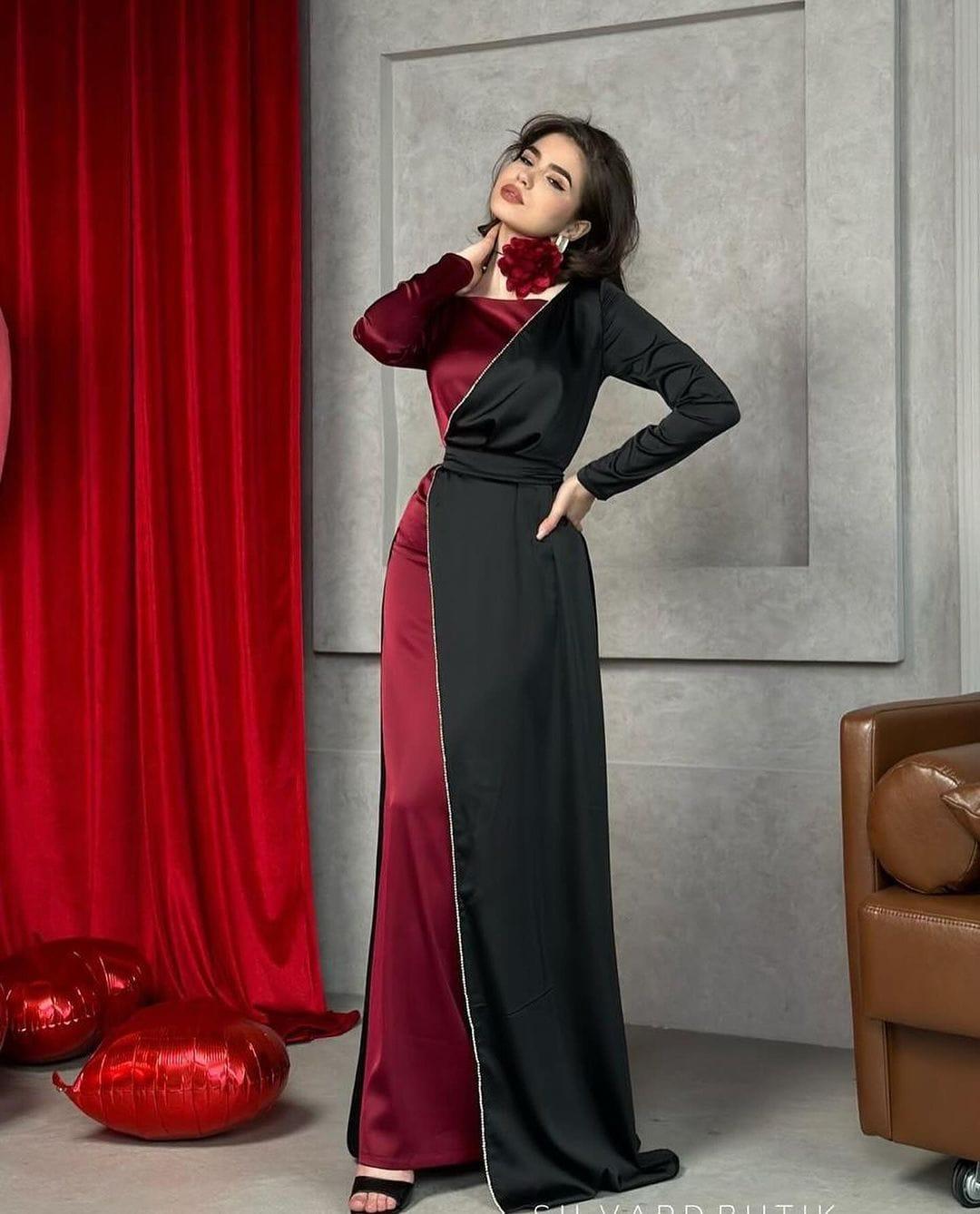 WESTERN STYLE SILK MAXI