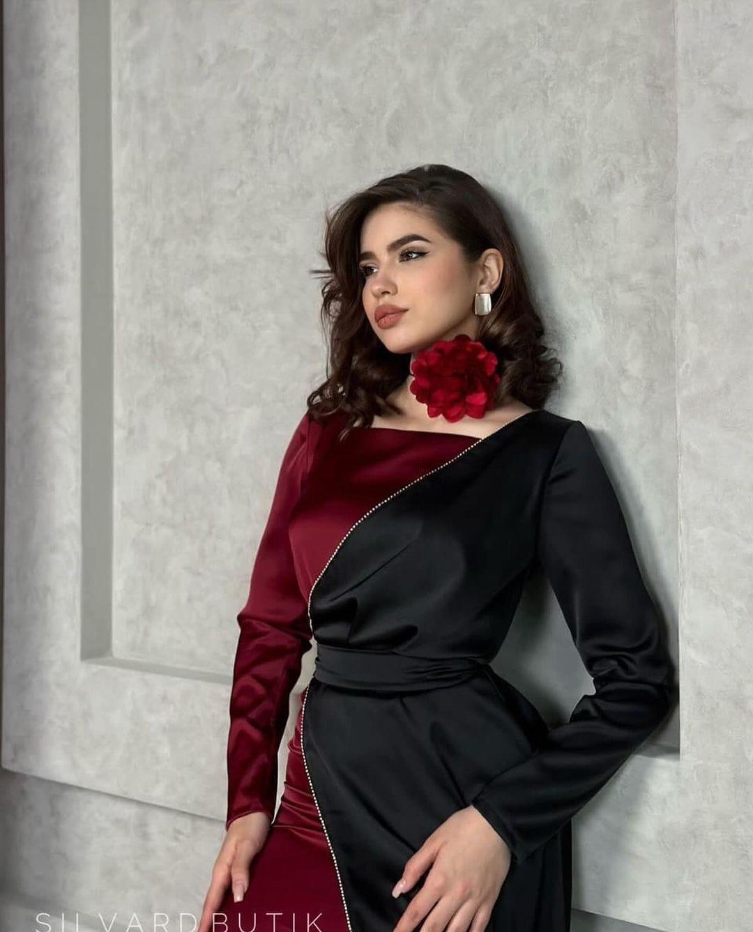 WESTERN STYLE SILK MAXI