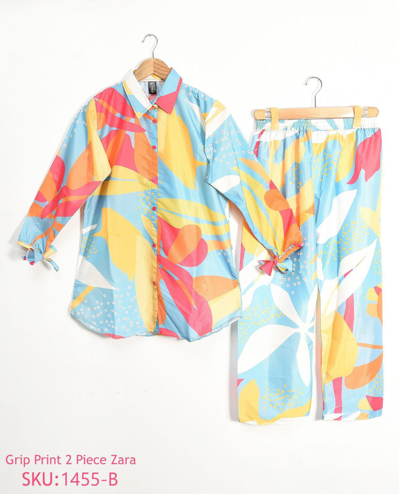 Grip printed 2 piece shirt and trouser