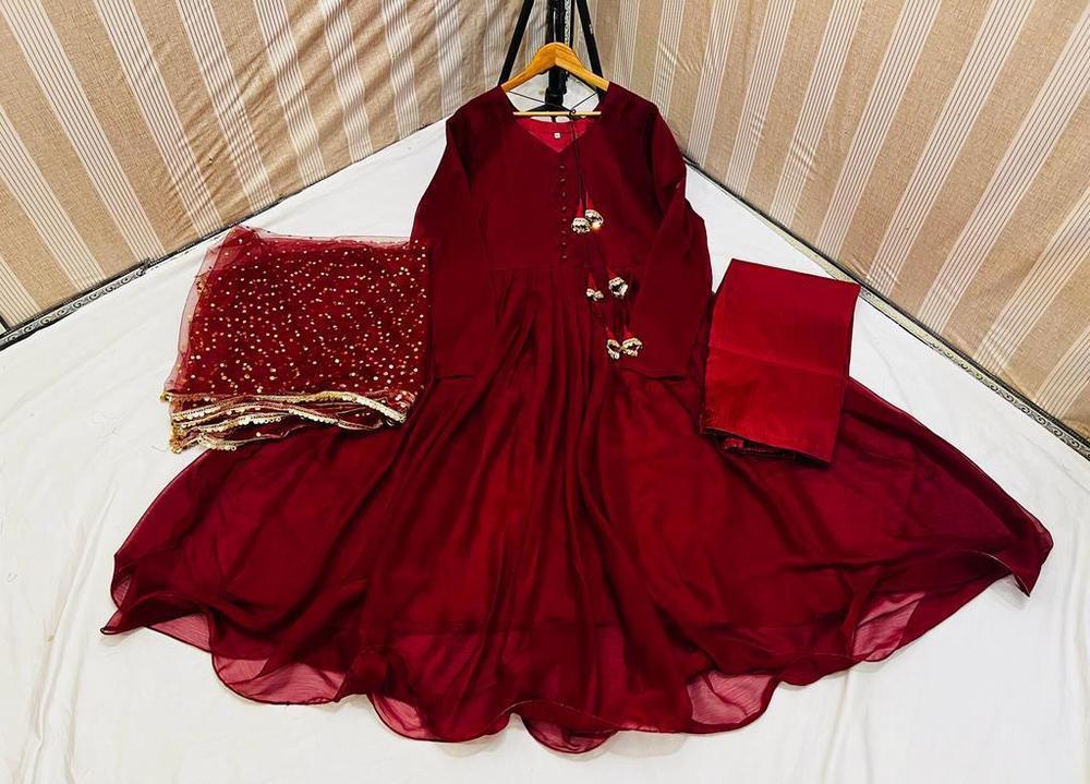 FANCY 3pcs chiffon maxi