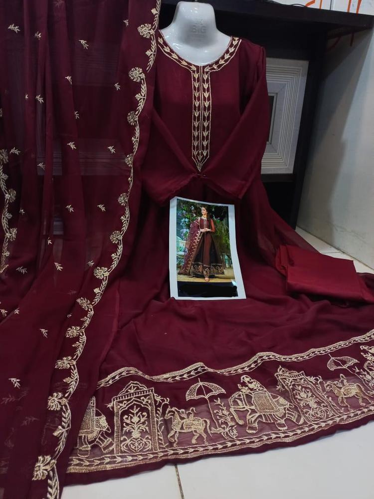 LINEN EMBROIDERY 3PC MAXI