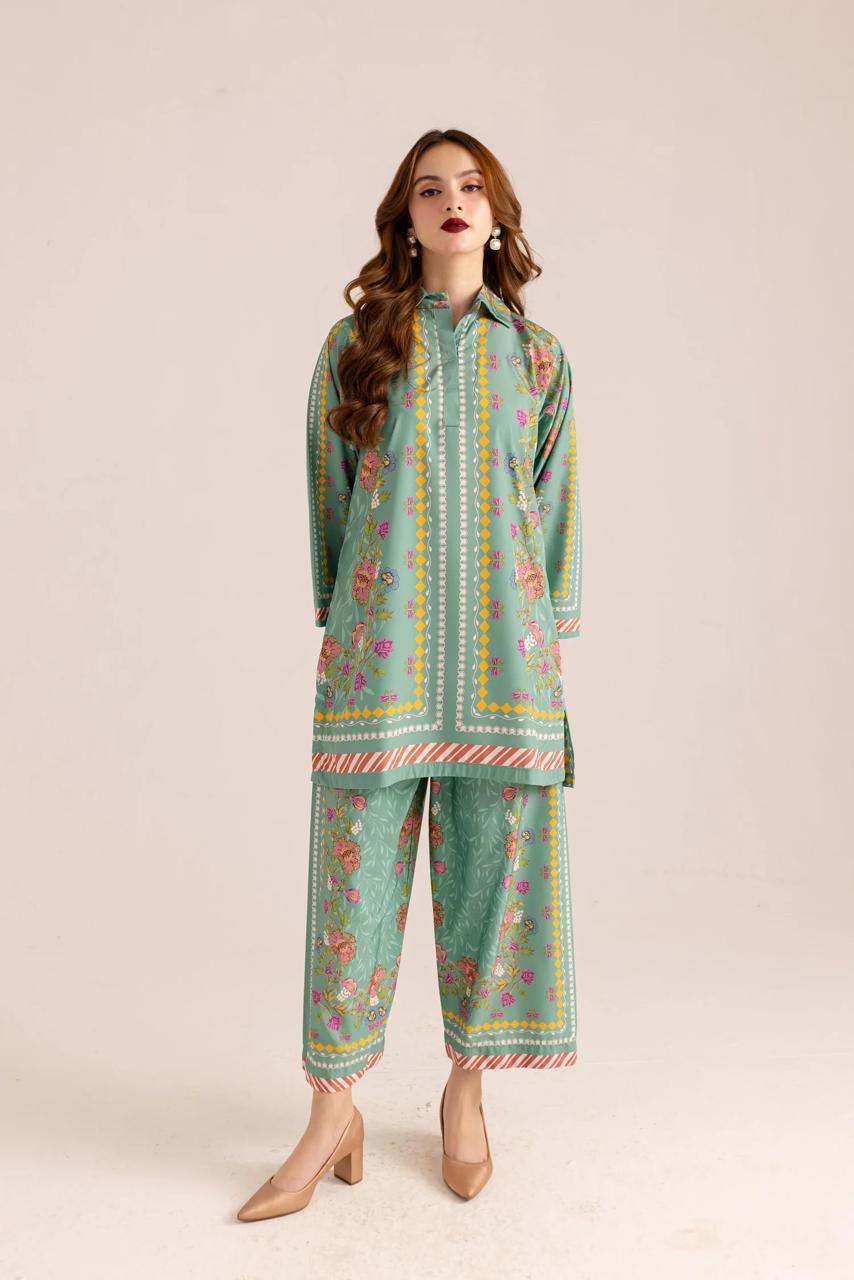 Silk Plazo 2pc
