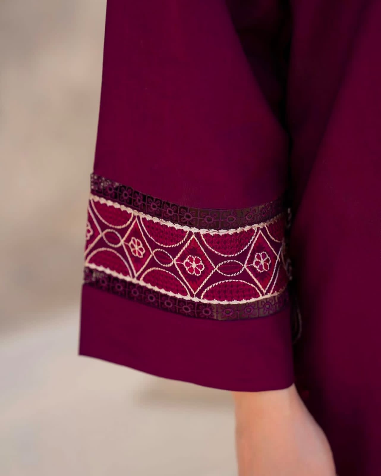 Calico Embroidery 3pc